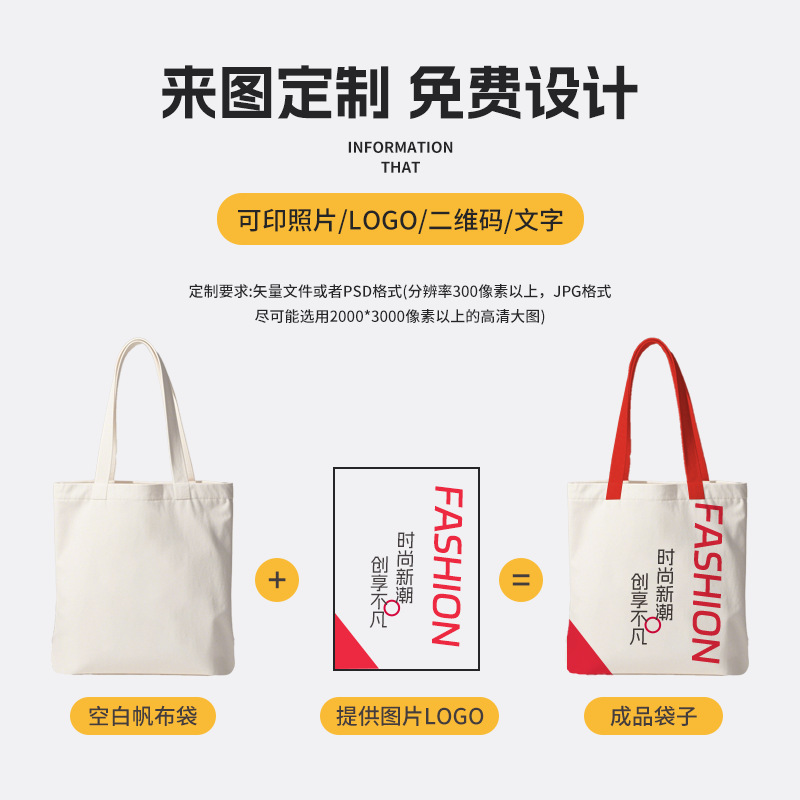 手提帆布袋定制高级感手提袋托特包结婚生日伴手礼袋子礼品袋订制|undefined