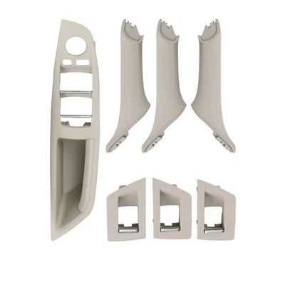 51417225873 is suitable for BMW Armrest, handle, handle - off-white-7-piece-set