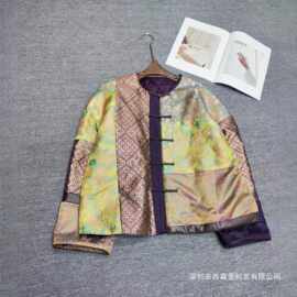 深圳原创秋冬百家衣拼接皮棉服版型百搭不挑人保暖外套不退换