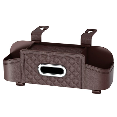 Car storage bag/box Box, Multi-Functional Storage Box, Car - brown