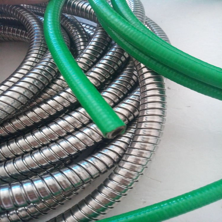 福莱通双扣不锈钢软管 仪表线缆保护用双勾304护套铠甲6/8/10/13