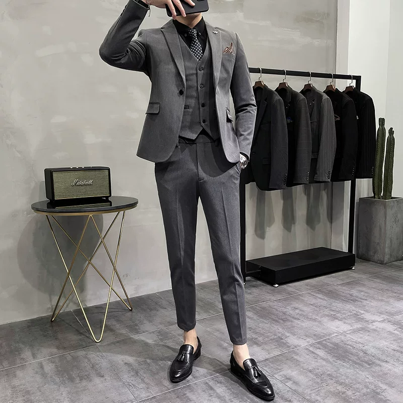 Classic suit jacket, set, dress, 3 piece set
