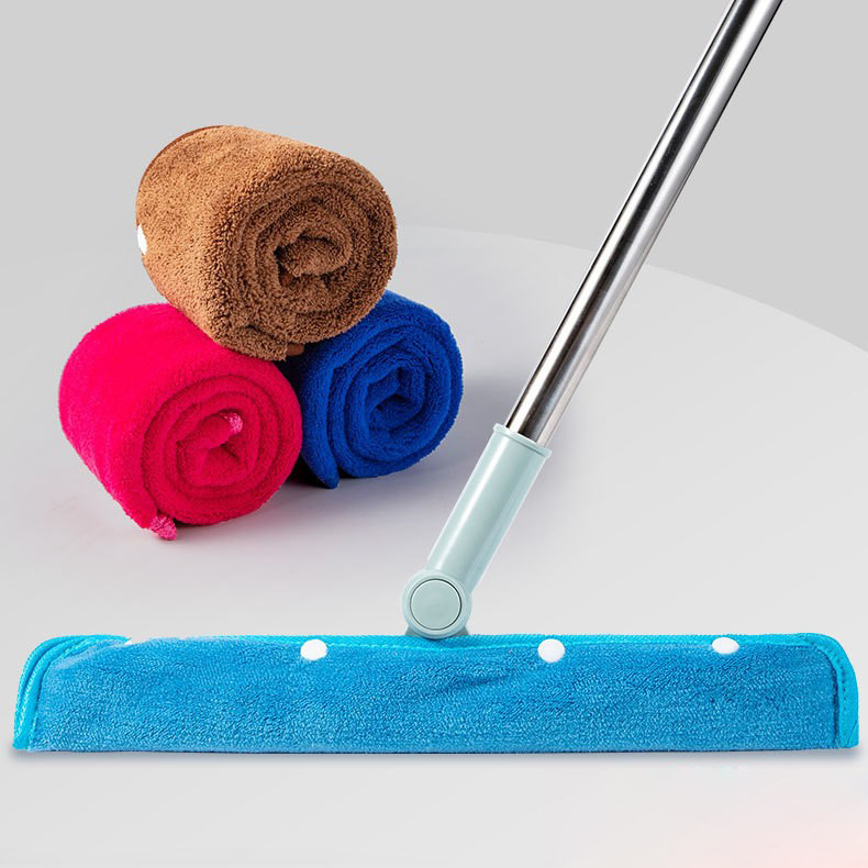 Magic Broom Floor Scraper Perforated Mop Cloth Household Cleaning Set Thickened Strong Absorbent Household Towel Set