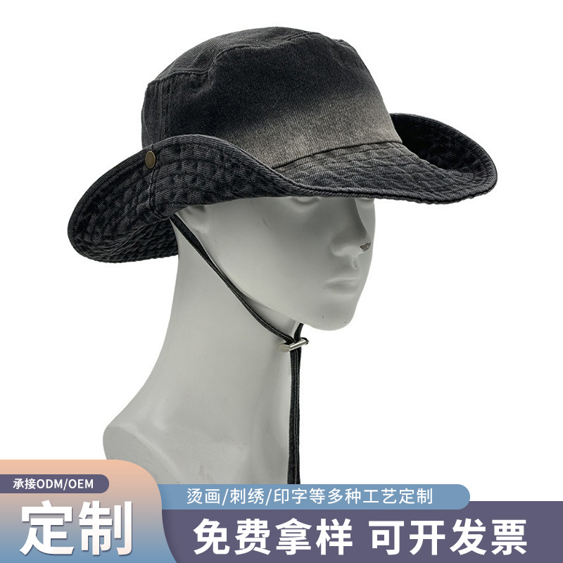 亚马逊遮阳牛仔帽渔夫帽子夏山系甜酷盆帽露营徒步海边速干登山帽