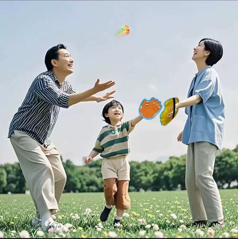 子供用ライトハンドターゲットスティッキーボールセット多人数親子インタラクティブアウトドアレジャースポーツスポーツおもちゃ吸盤ボール|undefined