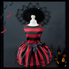 2022新款万圣节宠物衣服工厂代销裙子小型犬狗狗个性小丑巫师