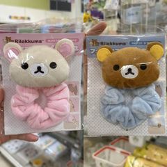 卡通轻松熊发圈毛绒大肠可爱发绳少女头绳皮筋丸子马尾头饰发饰