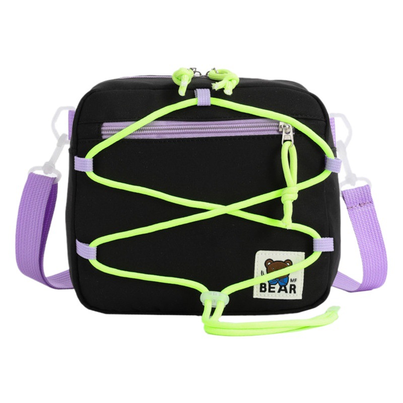 Bolso de mensajero de los niños guapos moda cuerda hombro bolsa Internet celebridad bebé moneda monedero niñas fuera bolso de hombro moda