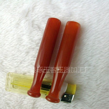 玉石厂家玛瑙烟嘴工艺礼品批发 红玛瑙烟袋直式烟嘴批发