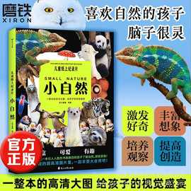 儿童纸上纪录片小自然 动植物实拍图少儿科普百科课外读物