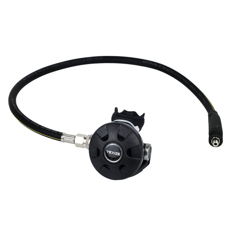 Regulador de buceo YEXIZE, respiración de cabeza de segundo nivel, respiración suave, respirador genuino, equipo submarino de esnórquel profundo