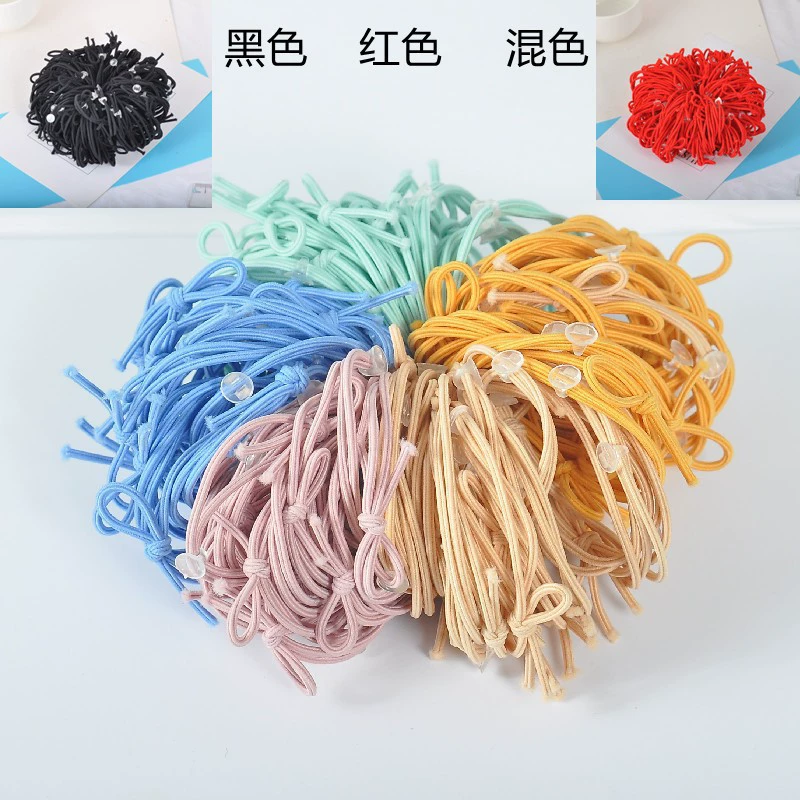 Маленькая белая пряжка веревка оптовая новая полуфабрикатная маленькая резиновая кобура корейская минималистская женская кольцо для волос корейская резиновая лента