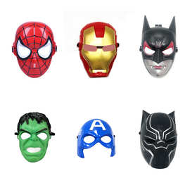 复仇者联盟面具 蜘蛛侠绿巨人美国队长跨境派对用品HOT万圣节面具