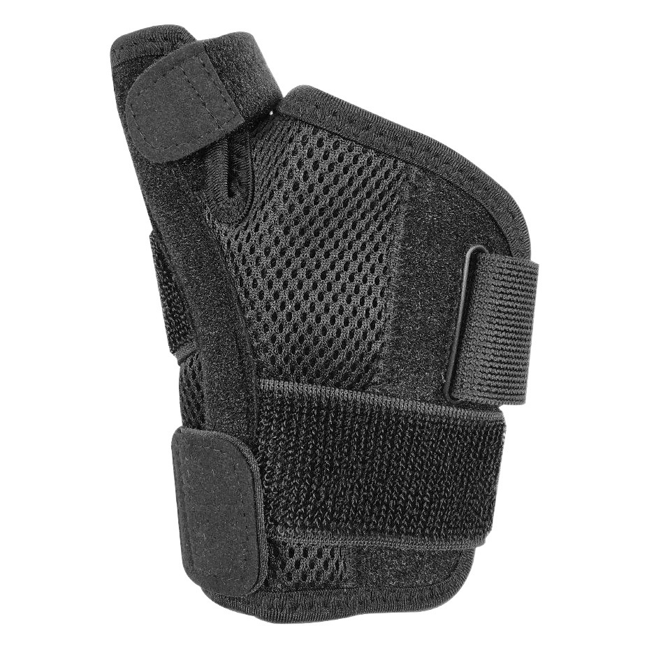 Summer Protective Wrist Guards, Breathable Straps, Black Left and Right Universal Fixed Thumb Wrist Guards in Stock