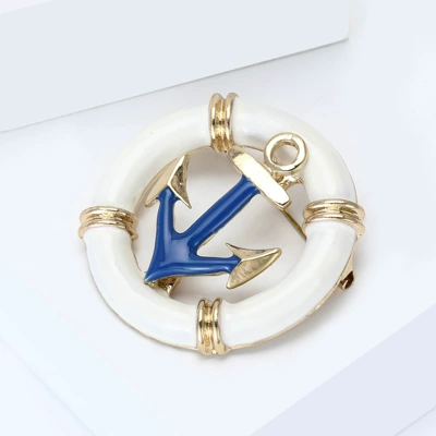 Yaxa sancaqları pin round three-dimensional enamel oil