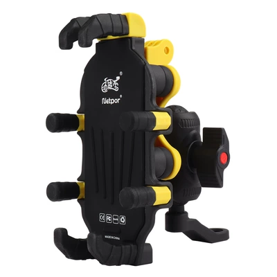 Motosiklet ləvazimatları və aksesuarları bracket motorcycle shockproof anti-shake electric - black-and-gold-shock-absorbing-model-mirror-holder