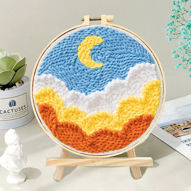 ロシアのスタンプ刺繍手作り diy ウール絵画カップルヘビ年装飾品刺繍ギフト材料パッケージ|undefined