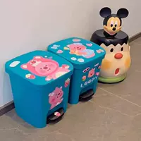 Loopy Little Beaver Ruby мусорная корзина с милым рисунком для детской спальни, гостиной, ванной комнаты, высокий внешний вид и большая вместимость