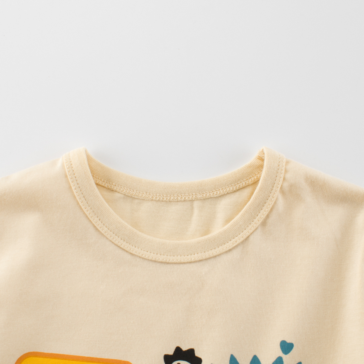 27kids ropa para niños versión coreana 2025 verano nuevo chico camiseta de manga corta al por mayor ropa para bebés