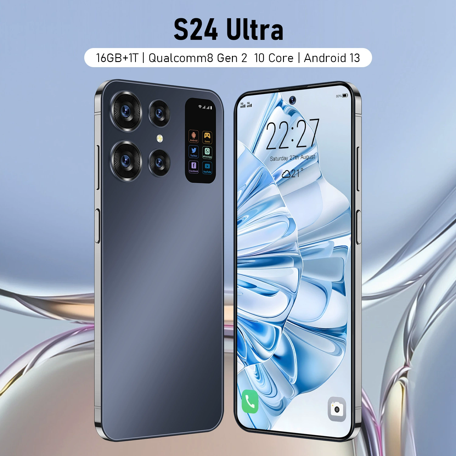 Spot S24ULTRA кросс-бордер мобильный телефон 16+1ТБ большой памяти 4Г всё-в-одном фабрика внешняя торговля кросс-бордер смартфон