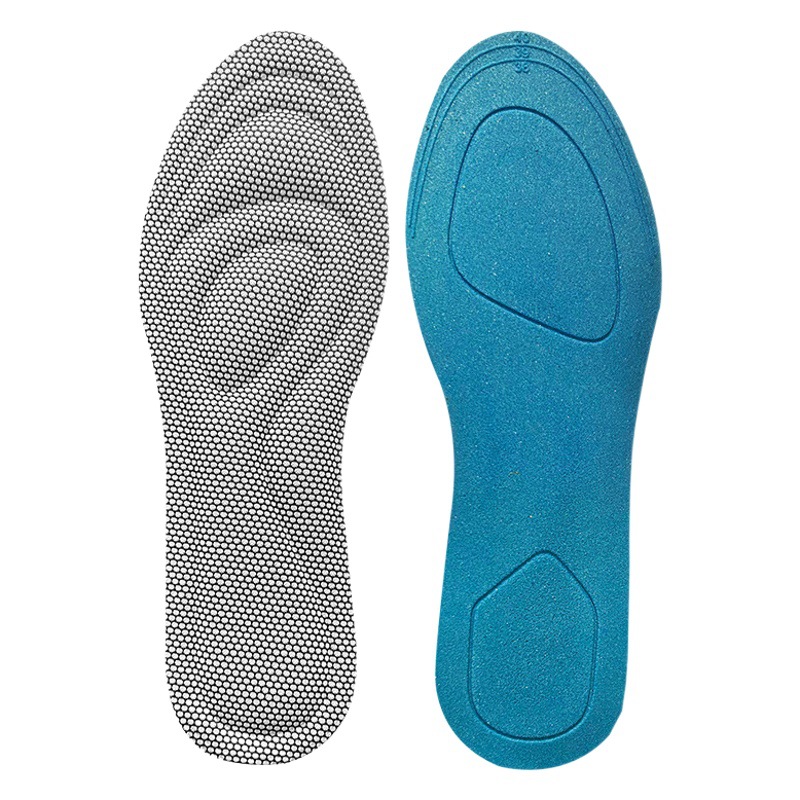 Sports Insoles with Soft Soles, Non-Tiring Feet, Soft Poop-Feeling Insoles, Anti-Odor and Sweat-Absorbent Summer Thin Men's and Women's Football Insoles