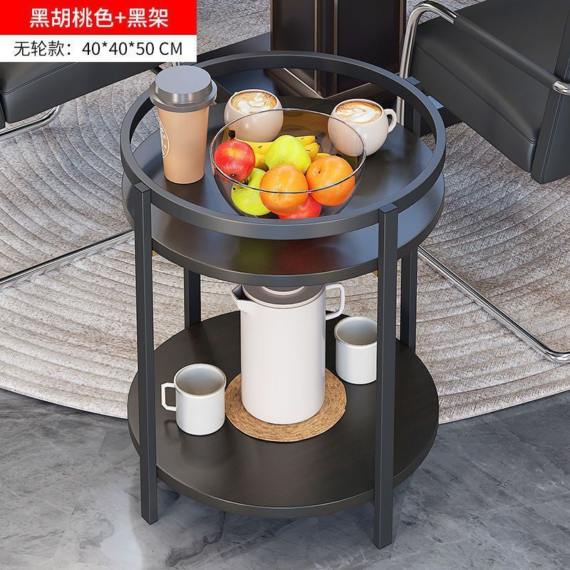 麻将机茶几双层棋牌室用烟缸茶水架麻将桌边几家用阳台小茶几桌子|undefined