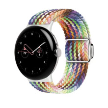 适用谷歌手表pixel watch2代编织磁吸扣表带新款谷歌pixel watch1