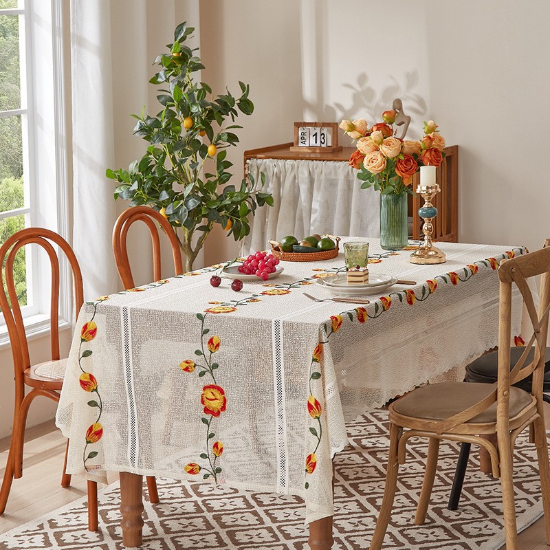 Natale Babbo Natale festa tavolo da tè tovaglia decorazione Natale tovaglia stampata atmosfera tovaglia transfrontaliera festa_voghion.com