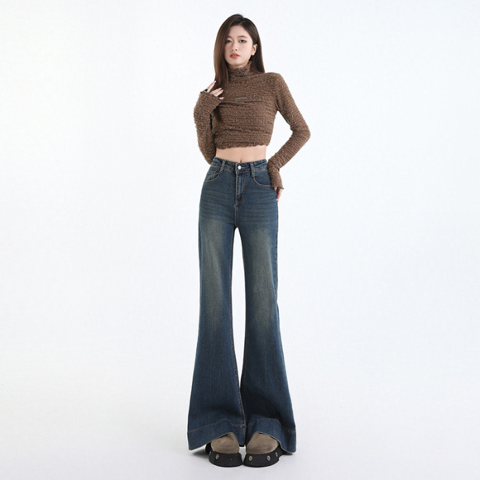 春と秋は足を貼らないで、女性の腰が高くて、ゆったりしています。|undefined