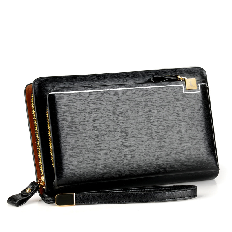 Xiangfubird Men's Long Genuine Leather Wallet 2022 New Model Large Capacity Thin Leather Clutch Card Holder Trendy
