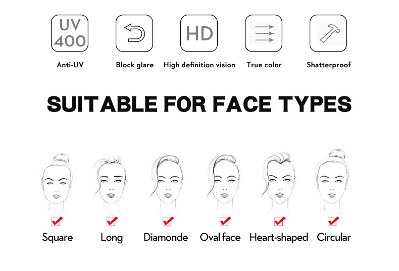 45g Weight Full Frame Glasses Structure Sunglasses, Glasses Classification PC, UV400 Protection Lens Material Oval Frame Glasses Style Casual, Travel, Beach Occasion Oval Pattern Women's Gender Vacation, Streetwear Style Vacation Streetwear Oval PC UV400 Protection Oval Frame Full Frame Women's Sunglasses 3