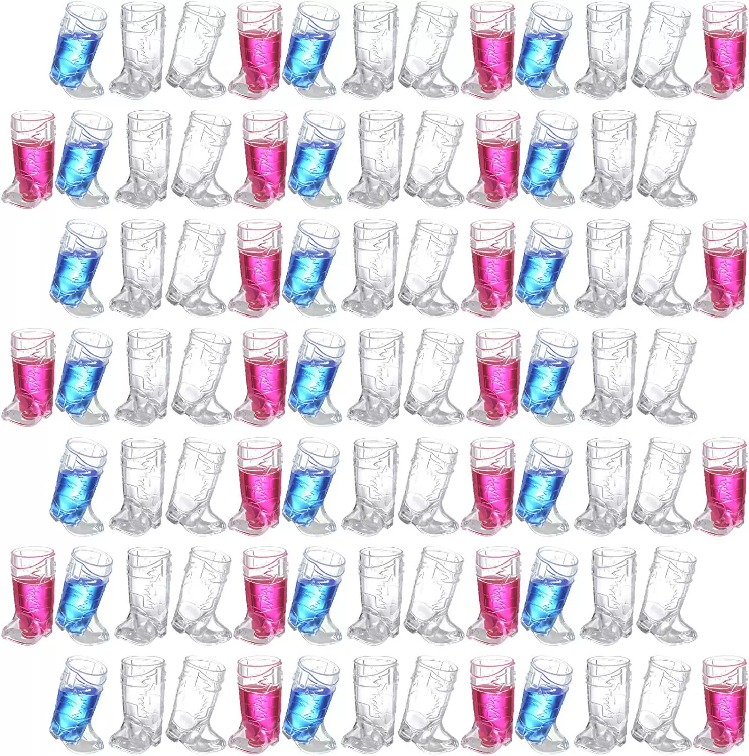 工厂供应小众ins浮雕30ML牛仔靴子杯一口试品杯   圣诞派对彩色杯