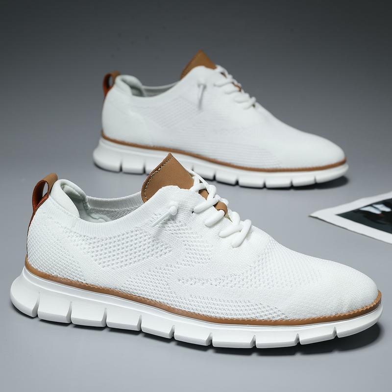 D 18073 Mesh Breathable Mens Sneakers Woven Breathable Casual Men's Shoes
