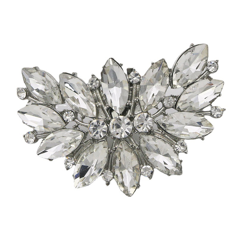 Cruz-frontera nupcial Vamp decoración zapatos de tacón alto accesorios zapatos desmontables flor hebilla zapatos solos zapatos de cristal del todo fósforo hebilla decoraciones