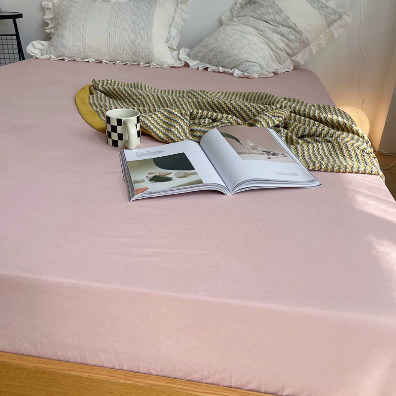 Fresh double-sided sheet, bedspread, mattress, protective cover, simple and elegant design, 5-28cm