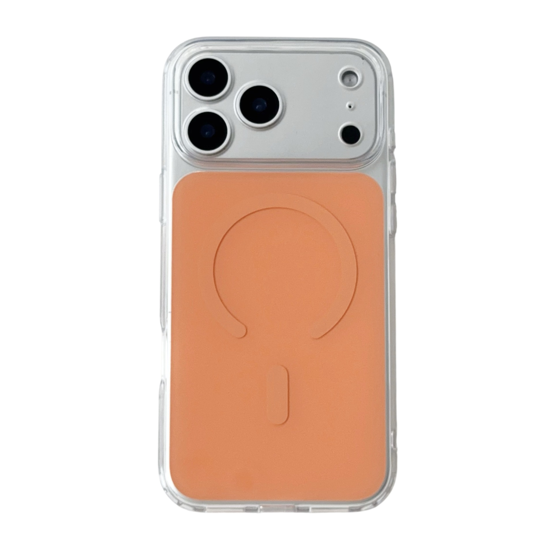 Aplicable para iPhone17ProMax serie de transmisión original de Apple 17 / 17pro capa de protección de succión magnética resistente al amarillo