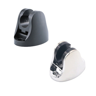 ABS Plastic Nozzle Handheld Shower Holder Black Fixed Hook Wall Holder Bathroom Shower Hose Shower Holder