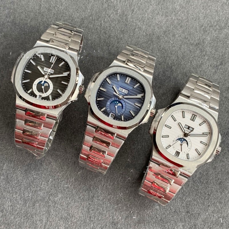 Patek Nautilus 5726 Series Men's Watch Waterproof Stainless Steel Strap Sapphire Crystal Glass Mirror Men's Watch