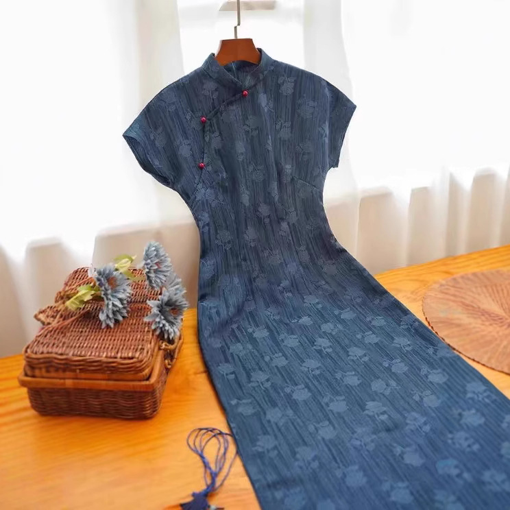 2506 New Style Recommended~ New Chinese Style Traditional Cheongsam Full Open Front Daily Wear Dress for Women in Summer