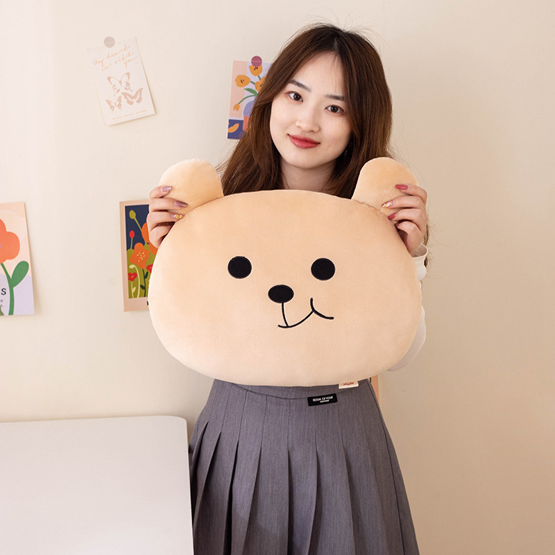Ins coreano, boca torcida, juguetes de peluche, dibujos animados, almohadas creativas lindas
