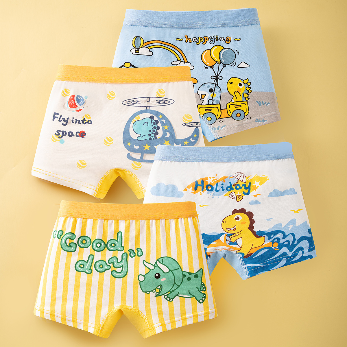 Ropa interior para niños pantalones cortos de boxeador para niños Clase de verano Pantalones cortos de boxeador de algodón puro al por mayor pantalones de adolescentes entrega de una sola pieza