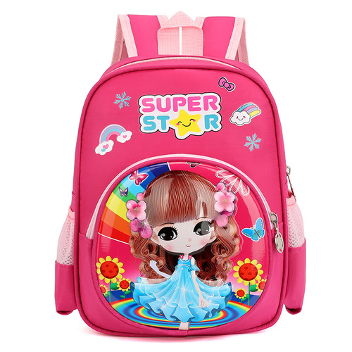 Children's Backpack for Kindergarten, Cartoon Cute for Boys and Girls, Age 3-6, Lightweight Dual Shoulder Bag, Fashionable and Versatile, Trendy and Cool