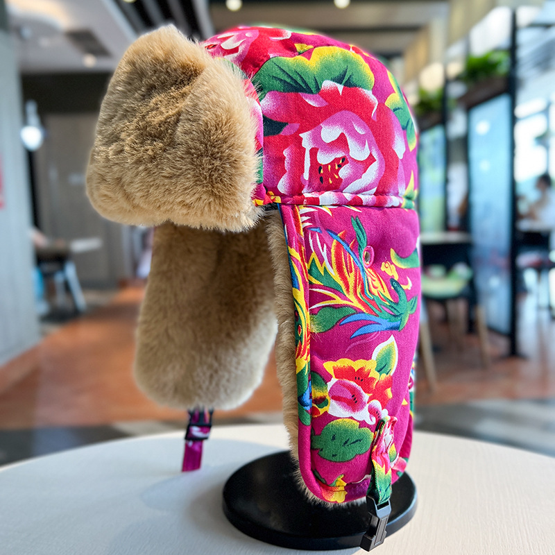 로즈 레드-두꺼운 스타일 [카키 퍼]