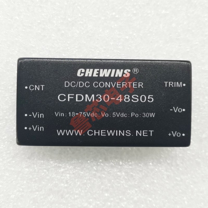 DC-DC电源模块18-75V输入48V转5V 30W单路隔离输出CFDM30-48S05