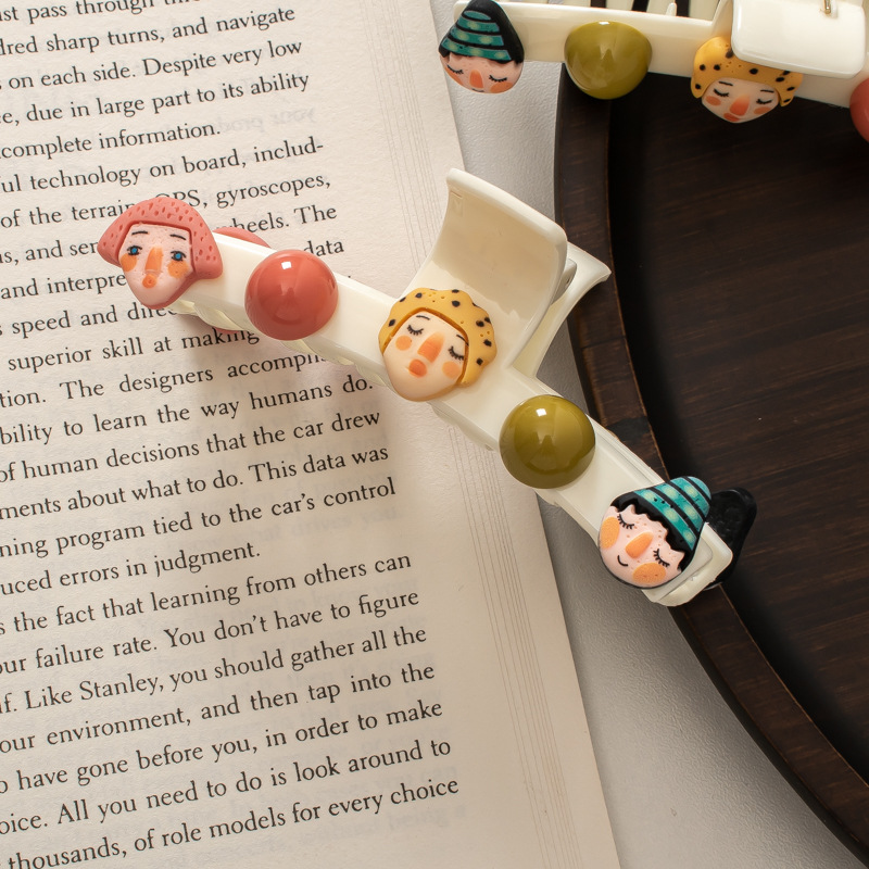 Daily Occasion Women's Cute Cartoon Character Plastic Hair Claws