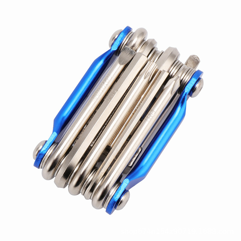 Herramienta de reparación de bicicletas herramienta de reparación de coche portátil multifuncional combinación cinturón cadena cortador desmontaje herramienta de reparación traje