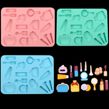 diy巧克力饼干果冻烘焙模具 创意16连孔口红眼影手工制作硅胶模具