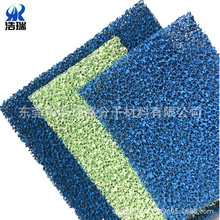 活性炭過濾棉過濾網藍色負離子導電海綿光觸媒濾網 光觸媒過濾棉