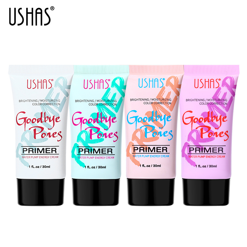 USHAS comercio exterior europeo y americano maquillaje transfronterizo gel corrector hidratante de poros invisibles maquillaje de Amazon