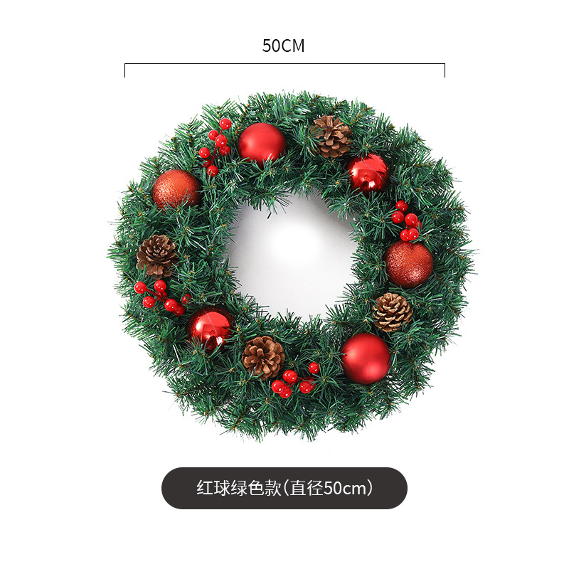 Amazon popular guirnalda de Navidad ratán 40/50/60cm decoración de Navidad Garland decoración escena diseño